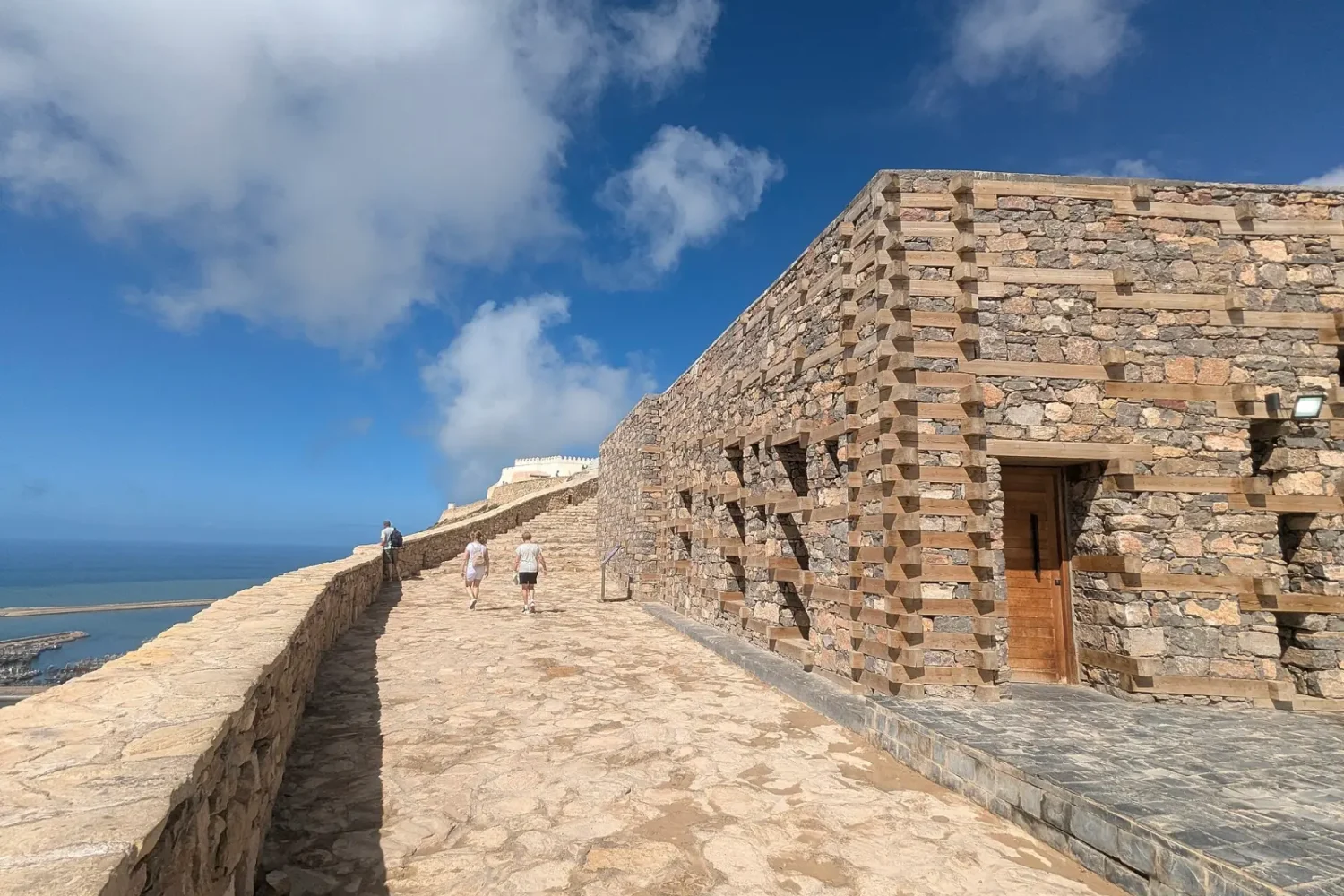 Restored walls of the Kasbah of Agadir Oufella