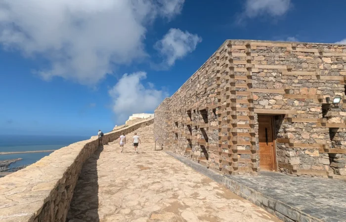 Restored walls of the Kasbah of Agadir Oufella