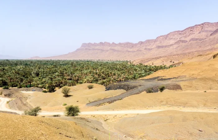 Mountain range above the Draa Valley