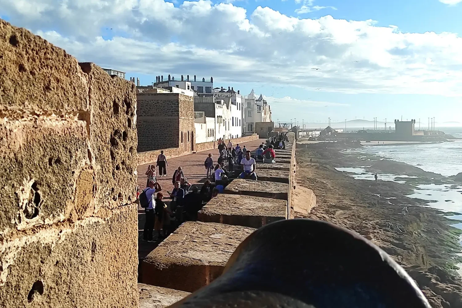 Bronze cannons on the Skala ramparts of Essaouira