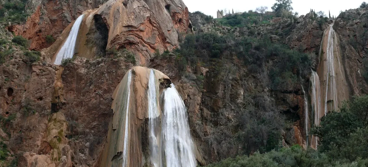 The Bridal Veil waterfall at Imouzzer Ida Outanane