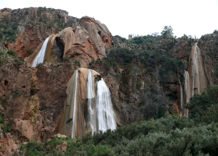 The Bridal Veil waterfall at Imouzzer Ida Outanane