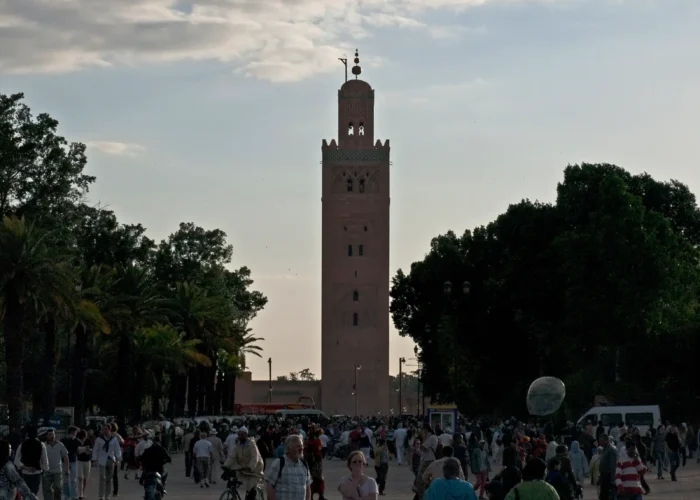The Koutoubia minaret in Marrakech