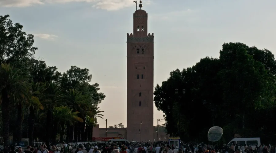 The Koutoubia minaret in Marrakech