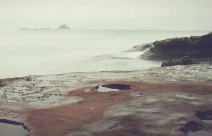 Legzira beach and its remaining rock arch