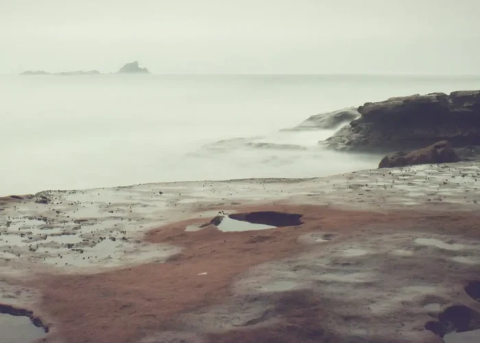 Legzira beach and its remaining rock arch