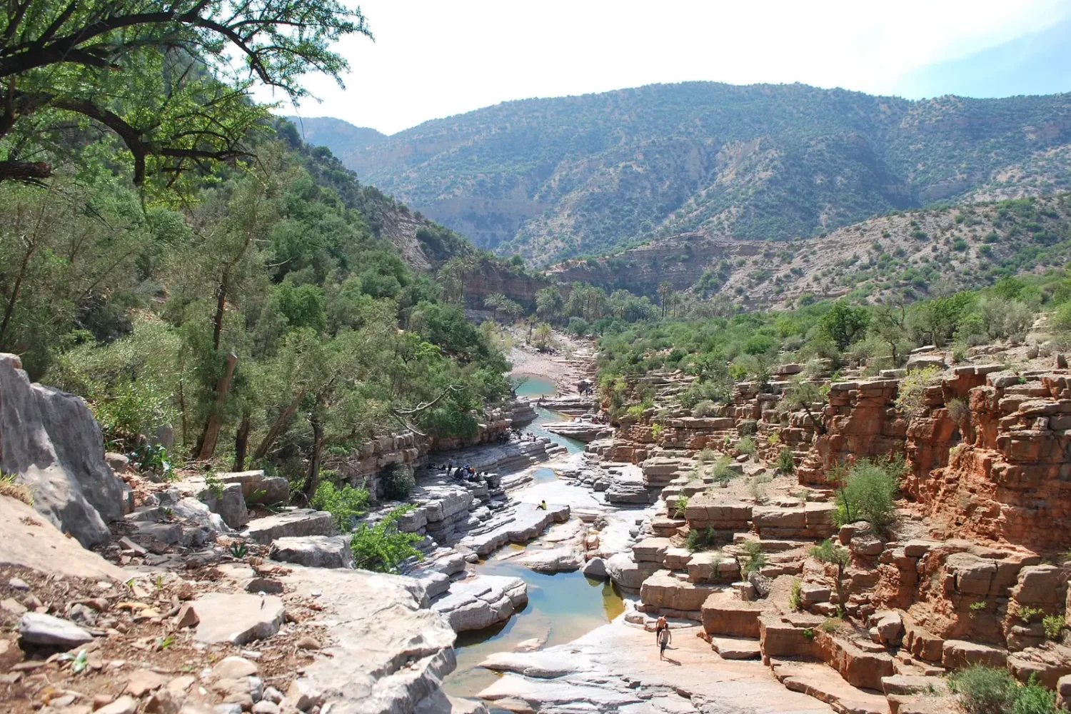 Rocky river bed in Paradise Valley