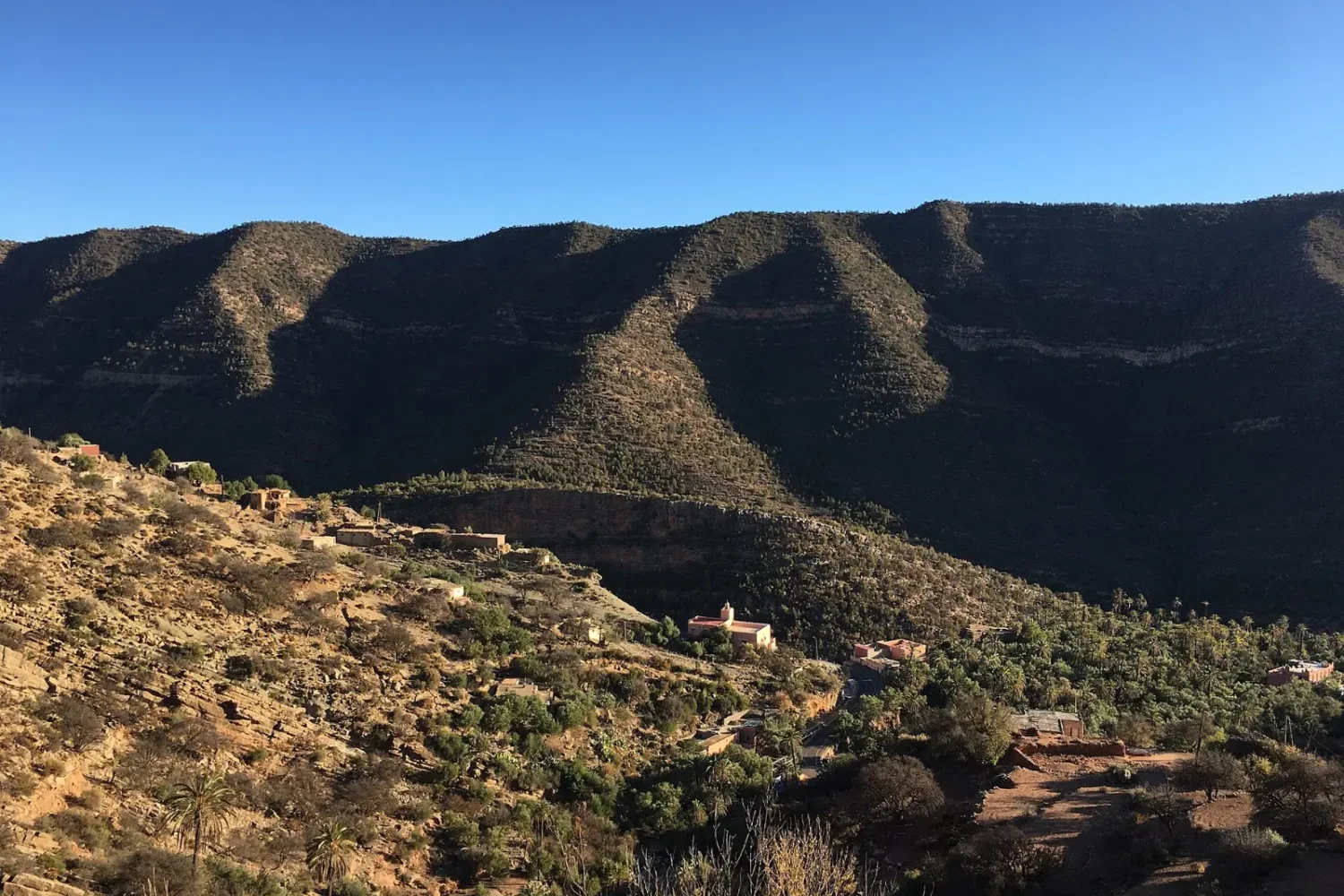 View over Paradise Valley and the surrounding mountains