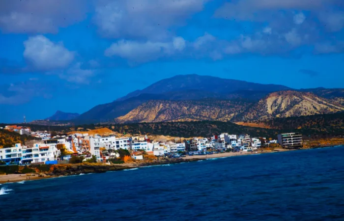Taghazout bay and the Atlas foothills