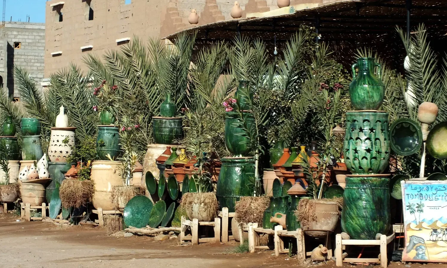 Green glazed pottery of Tamegroute