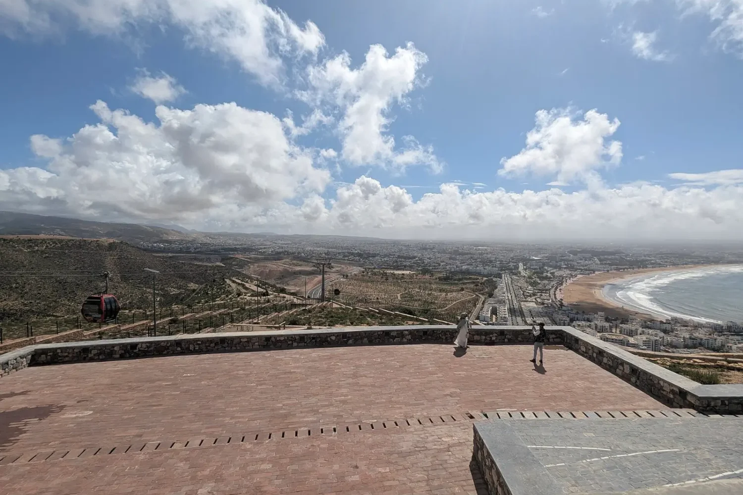 View south over Agadir from the Kasbah of Agadir Oufella