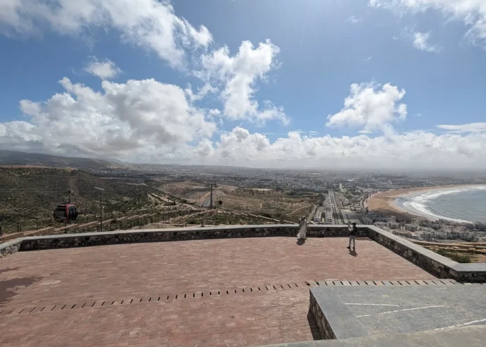 View south over Agadir from the Kasbah of Agadir Oufella