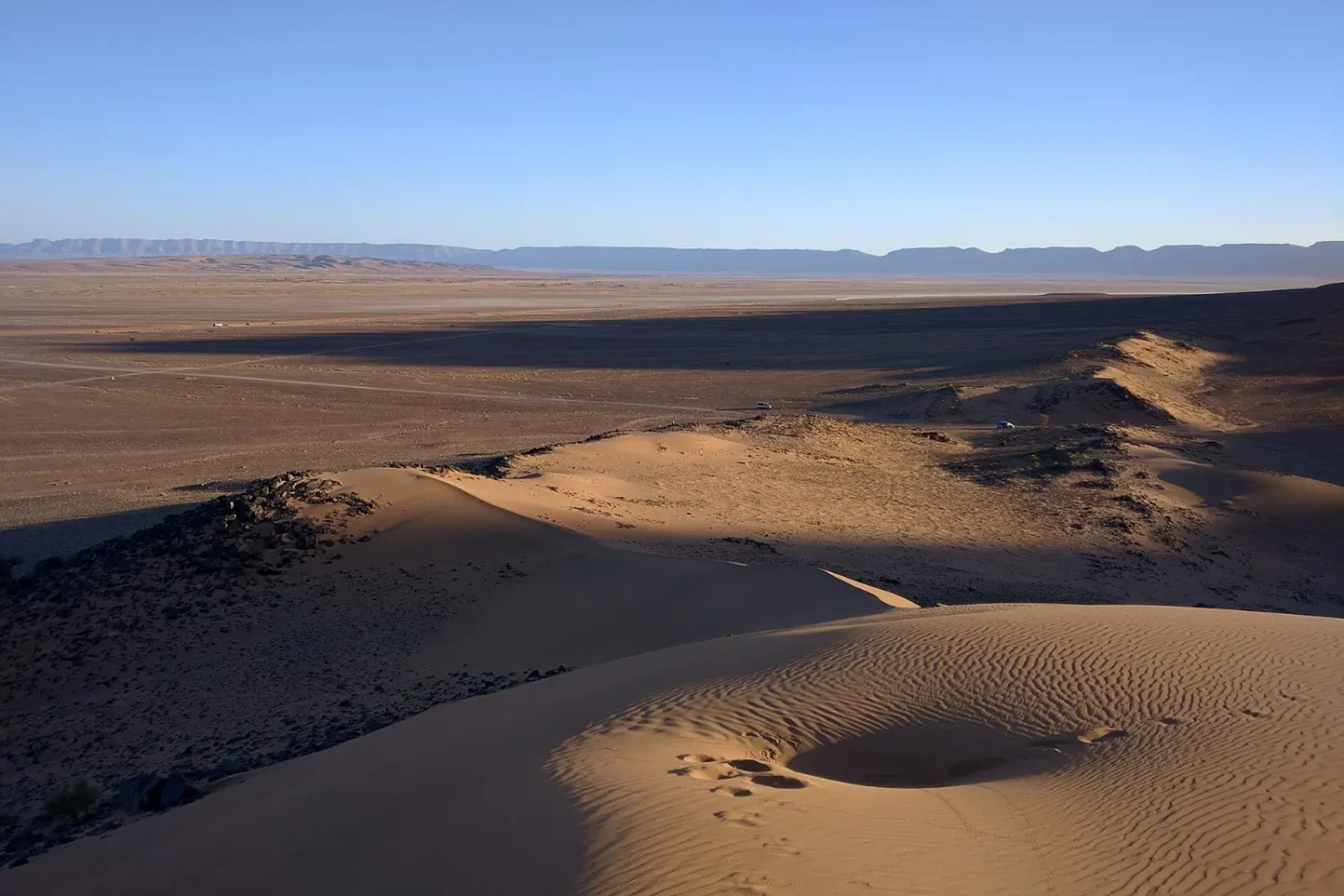Desert dunes in Zagora province